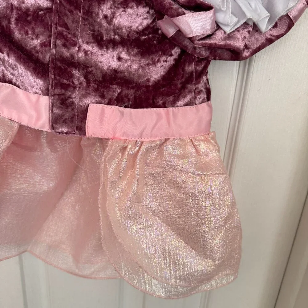 EUC Ministry of Rascals Pet Princess Dog Costume, Pink Dress with Tiara, Large